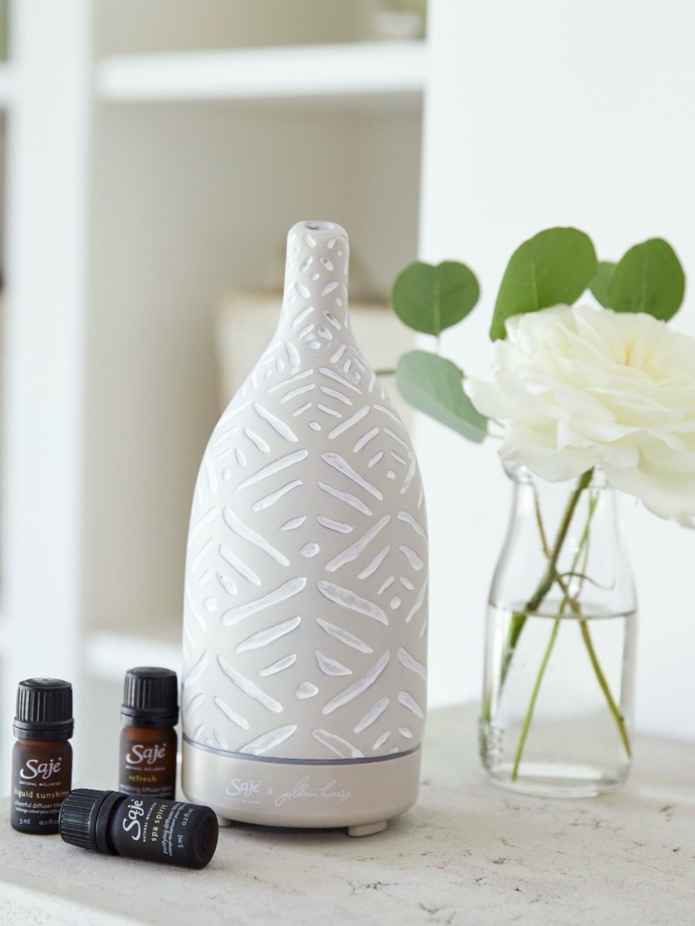 Saje x Jillian Harris Limited Edition AromaOm Diffuser – NEW IN BOX